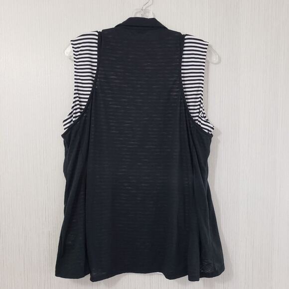 Tail Purdue University sparkly jeweled logo burnout overlay sleeveless top sz XL - Picture 3 of 8